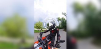 Красиво снятое ДТП