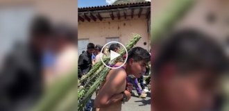 Unusual Easter ritual: Believers undergo a cactus test
