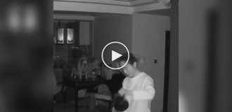 Пес напугал свою хозяйку