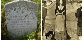 Spooner's gloomy well, two graves of a husband and the dubious status of a wife (5 photos)
