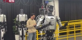 A place for training humanoid robots in China