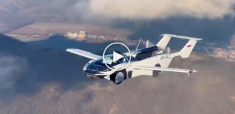 В Словакии показали летающий автомобиль — AirCar 2