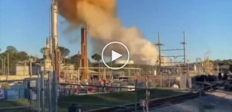 Взрыв на заводе в США привел к утечке ядовитых веществ