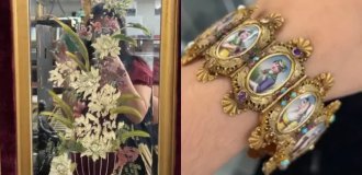 Woman Finds Expensive and Rare 200-Year-Old Bracelet in a Thrift Store (2 photos + 1 video)