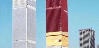Рождение гигантов: редкие кадры масштабного строительства Всемирного торгового центра (5 фото)