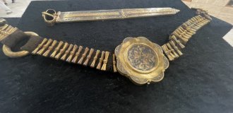 Half a kilogram of gold: a precious belt of a medieval ruler was found in Turkey (4 photos)