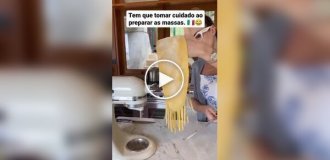 The main mistake in making homemade pasta