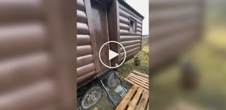 Сауна на колесах в Финляндии
