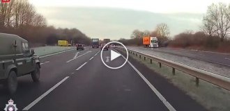 Женщина срезала съезд с трассы и спровоцировала серьезное ДТП 