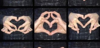 How to show “love” with your hands (5 photos)