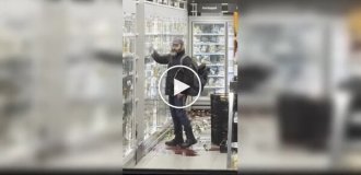 Незрозуміла лють: чоловік влаштував погром у магазині