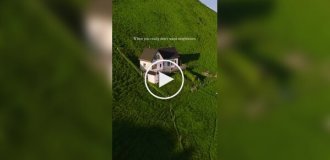 Одинокий дом на исландском острове