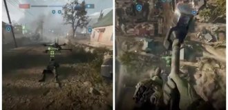 Забавный баг в игре Battlefield 6 (1 фото + 4 видео)