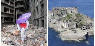 Ghost Island of Hashima: how a blooming city became a symbol of doom (11 photos + 1 video)