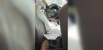 Чудаковатый водитель такси в Саудовской Аравии