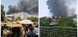 В Индии разбился самолет с большим количеством пассажиров на борту (9 фото + 6 видео)