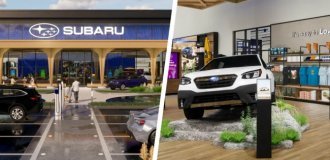 Салон Subaru вскоре будет напоминать общественный центр, а не автосалон (5 фото)