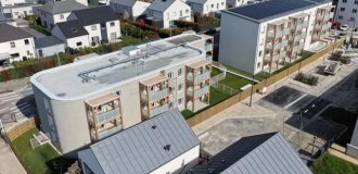 Во Франции напечатали на 3D-принтере самый большой многоквартирный дом в Европе (3 фото)