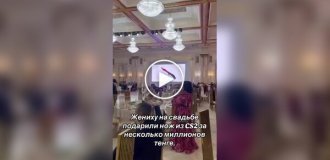 В Казахстане жених получил в подарок на свадьбу нож-бабочку из CS2