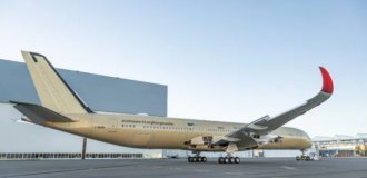 Невероятный самолет Airbus A350-1000ULR (4 фото)