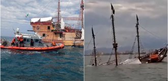 Гибель "Маригаланте": как легенда Пуэрто-Вальярта эпично ушла под воду (2 фото + 3 видео)