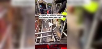 Карстовая шахта для туристов