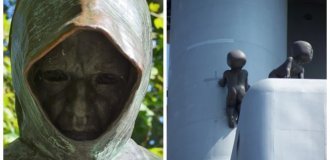 10 sculptures that cause outright horror (22 photos)