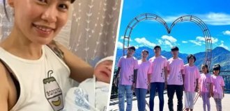 Жительница Сингапура стала бабушкой в 34 года (4 фото)
