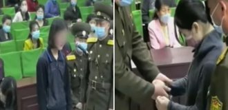 Footage from the trial of teenage girls in the DPRK (7 photos + 1 video)