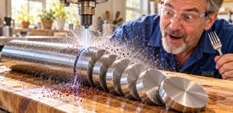 How Water Jets Cut Through Steel—And What's Mixed Inside (12 Photos)
