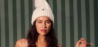 Irina Shayk chose her outfit for New Year's (5 photos)