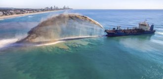 Як створюють штучні острови (6 фото + 1 відео)