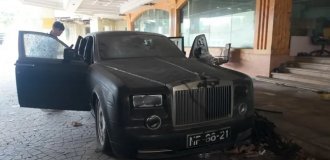 В закрытом отеле с казино нашли десятки брошенных машин: среди них Rolls-Royce и Porsche (1 фото + 2 видео)