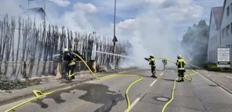 Соседи хотели барбекю и чуть не спалили улицу (4 фото)