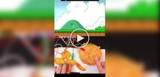 Парень сделал геймпад из фастфуда