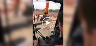 Машинист-ювелир: Филигранная работа многотонным ковшом