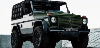 Mercedes Benz and the fashion house Moncler with designer Nigo revived the G-Class of the 1990s (6 photos)