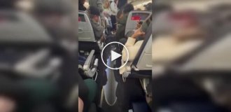 Unpleasant surprise on a plane