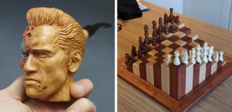 20 original wooden crafts that people bragged about on the Internet (21 photos)