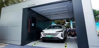 A Chinese alternative to fast charging electric cars - the entire procedure takes about 1.5 minutes (5 photos)