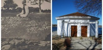 Загадочные надписи на Дайтонском камне и их возможные авторы (7 фото)