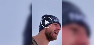 Bloggers at the summit at -35 degrees: risking for likes