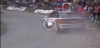 Toyota Celica ST165 на раллийной трассе