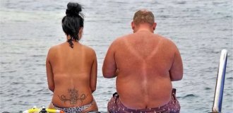 Лежу я на пляжу: чудовищно прекрасные отдыхающие, которых можно встретить на любом пляже (17 фото)