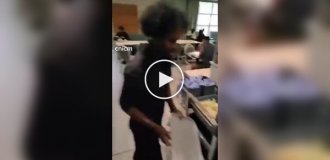 A British man showed what migrants living in a hotel are fed