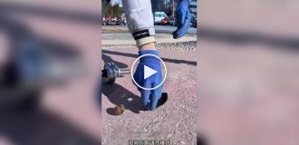 A Chinese brand proved that their shoes are practically indestructible