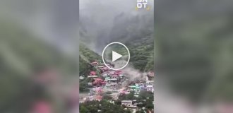 Мощное наводнение в Индии
