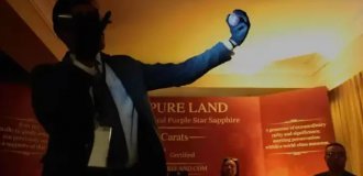 Найбільший сапфір (2 фото + відео)