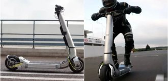 Самокат за 30 тысяч долларов и разгон до 160 км/ч (4 фото + 1 видео)