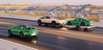 Гонка Cybertruck против Porsche 911 оказалась постановкой (1 фото + 1 видео)
